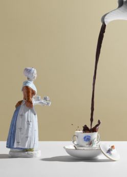 Winterliches mit dem Schokoladenmädchen von MEISSEN