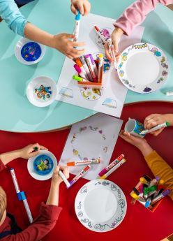 Illustration Kreativworkshop für Kinder bei Meissen